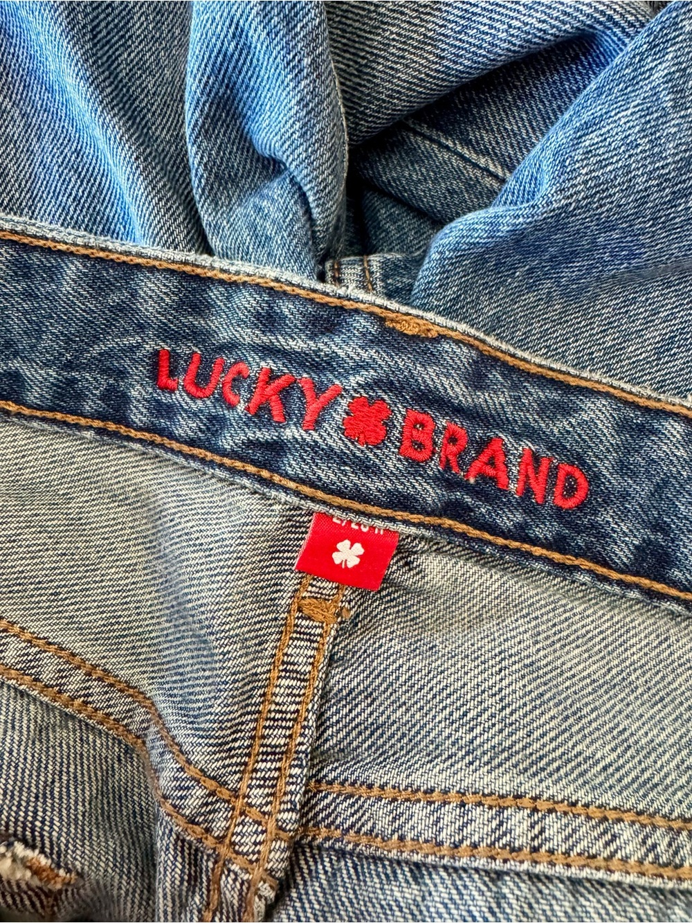 NEW Lucky Brand Baggy Wide Leg jeans 2 / 26 - Picture 9 of 12